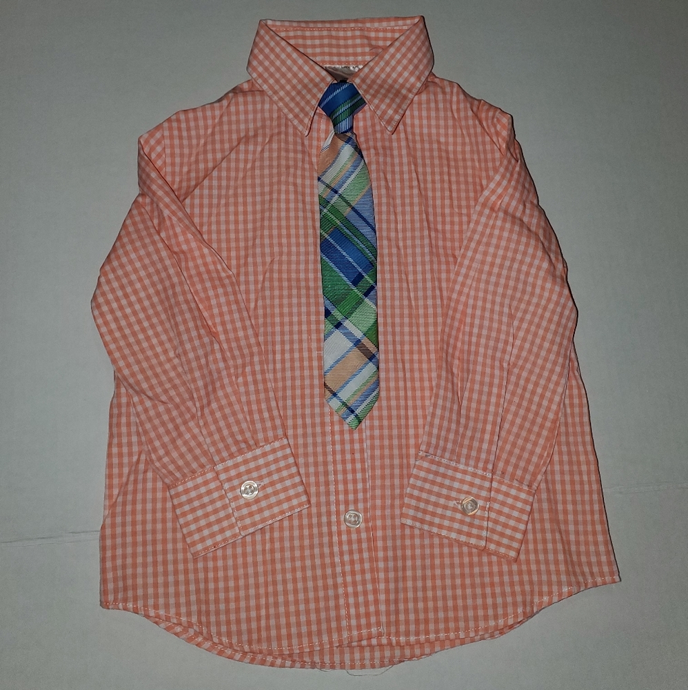 Toddler Boys Dress Shirt w/ tie